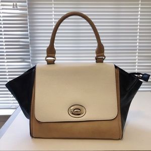 Tricolor Trapeze Purse